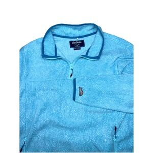 Chubbies Mens Blue The Tundra Quarter Zip Fleece Pullover‎ Sweater, Mens XL